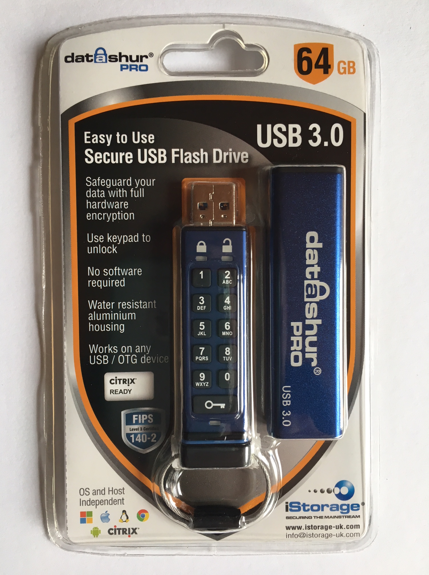 datAshur Pro von iStorage USBStick als verschlüsselte Hardware